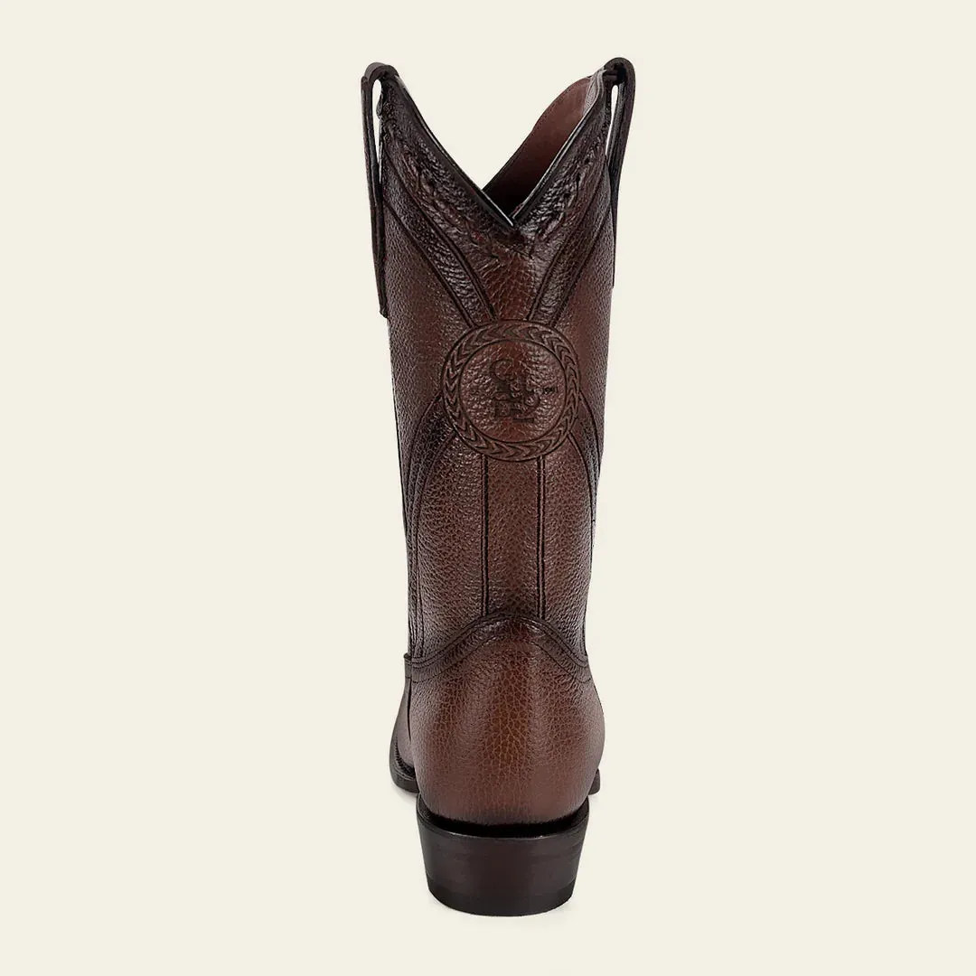 2H0AVE - Cuadra honey dress cowboy deer leather boots for men