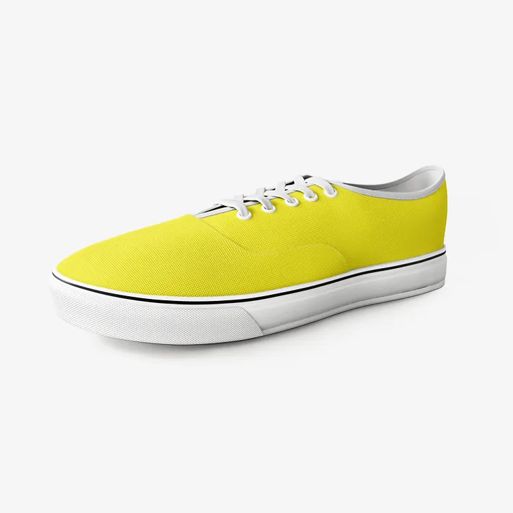 BirdGirls Lemon Shine Unisex Canvas Shoes Fashion Low Cut Loafer Sneakers