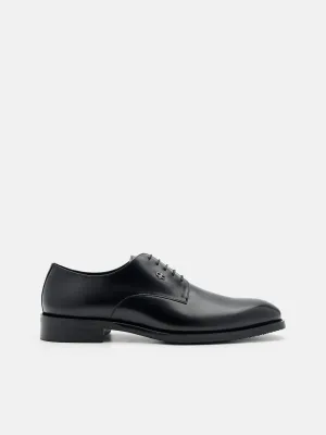 Boxed Leather Derby Shoes