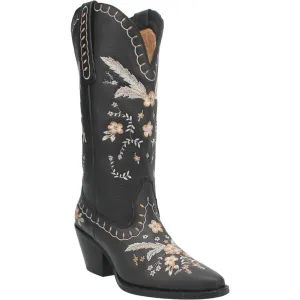 Dingo Women's Boot - Full Bloom (Black) - DI939-BK