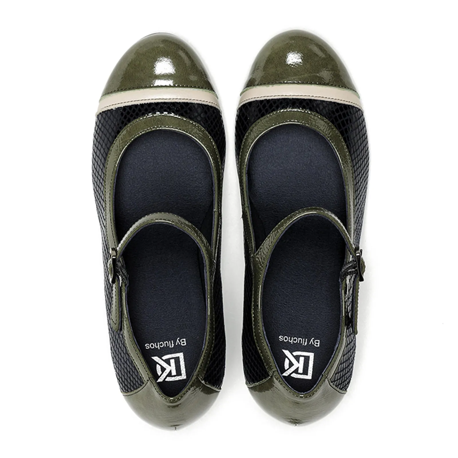 Dorking Rodin D8669 Heeled Mary Jane (Women) - Campbel/Suga Navy/Herb