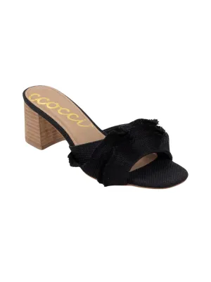 Frill Open Toe Heel