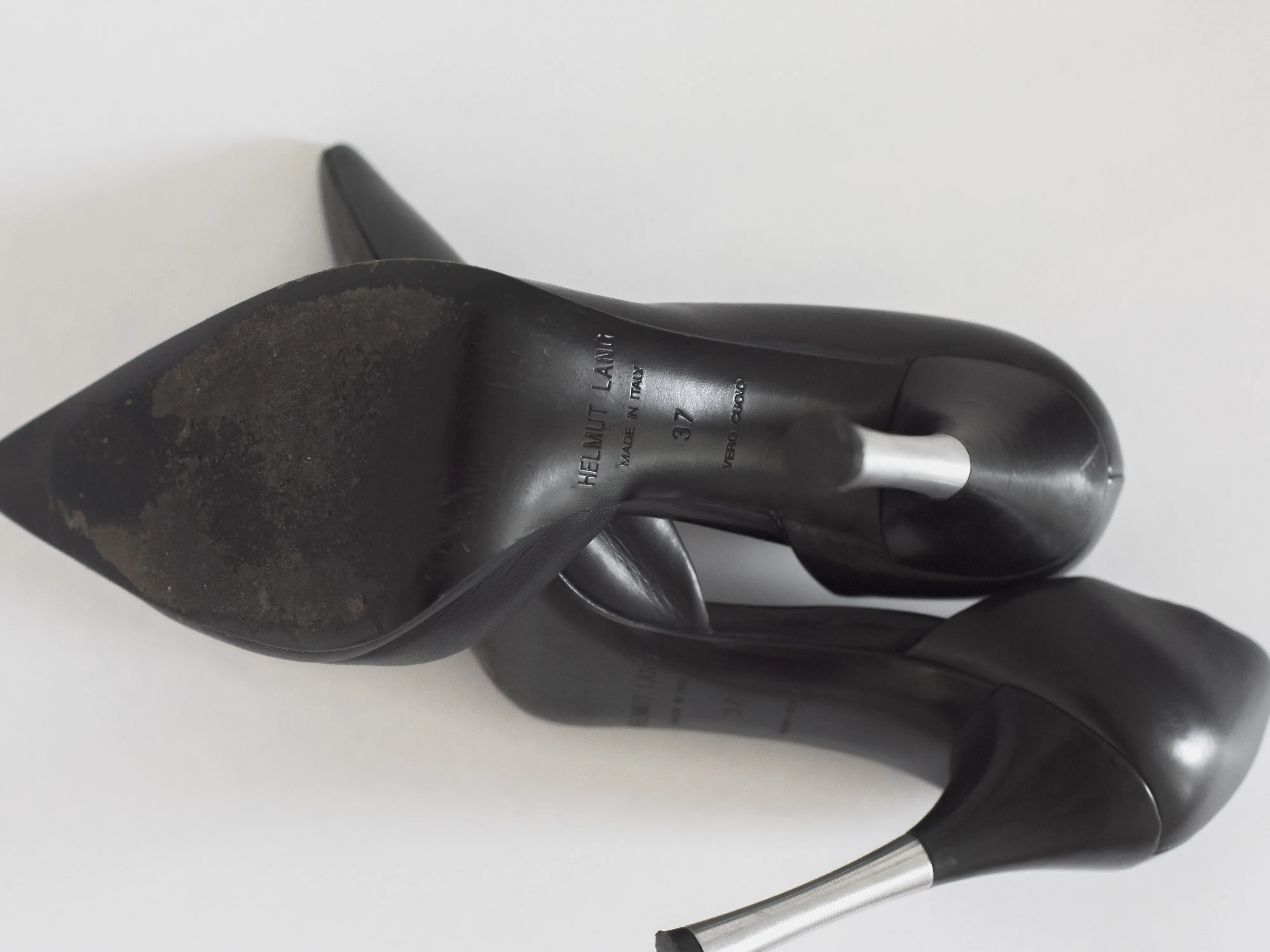 Helmut Lang AW03 Metal Heels