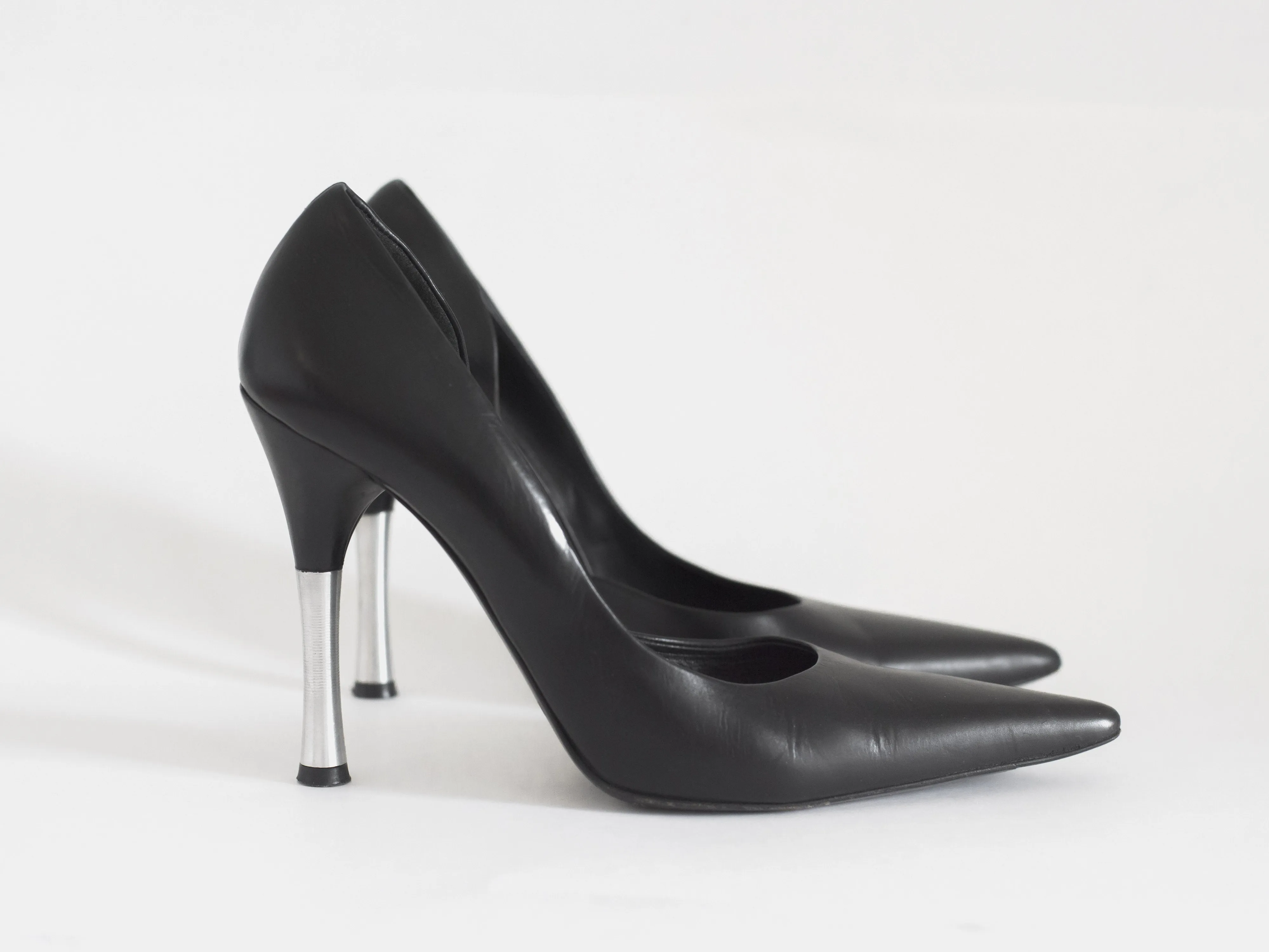 Helmut Lang AW03 Metal Heels