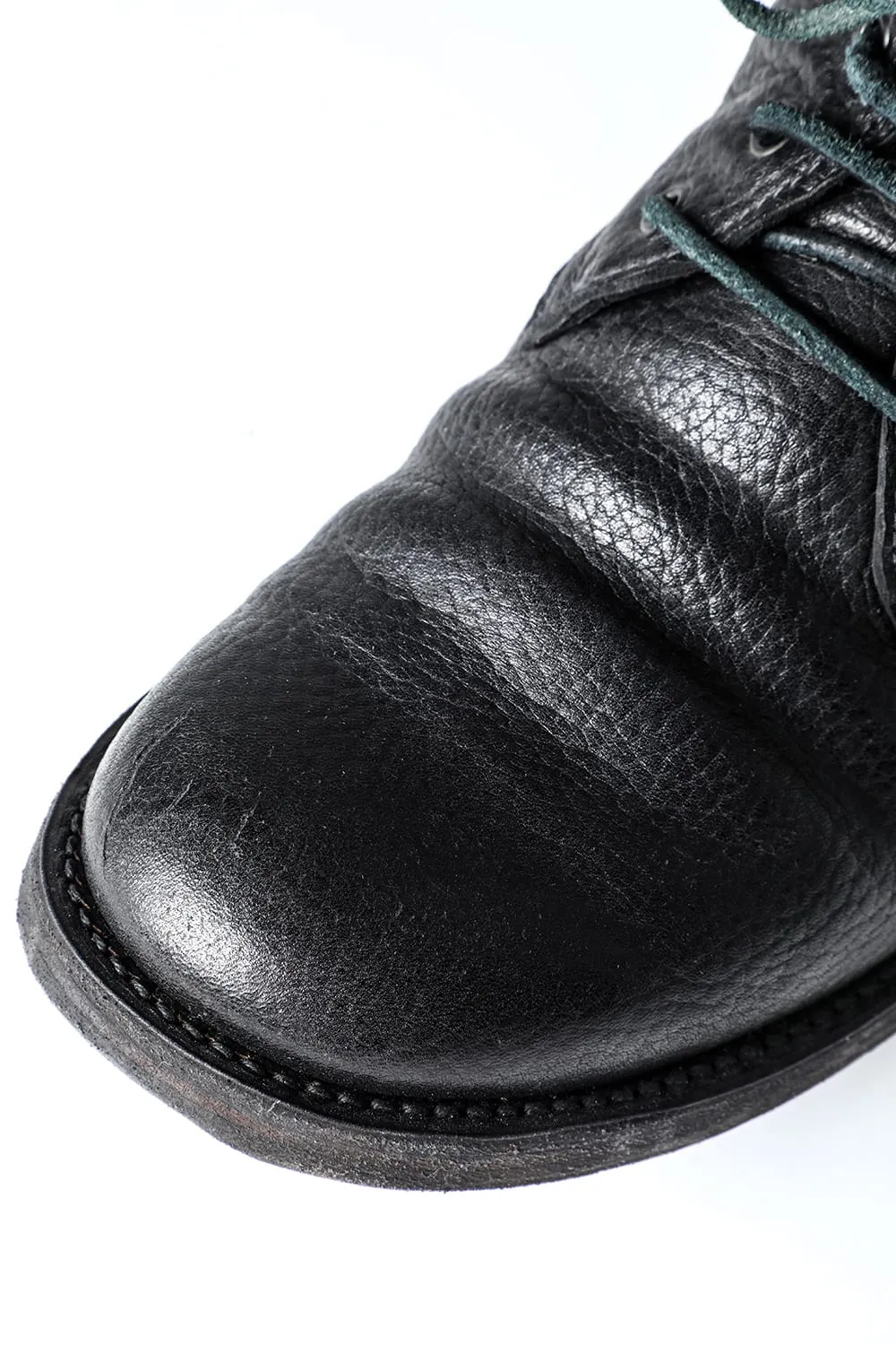 Horse Leather Derby Shoes  Khaki