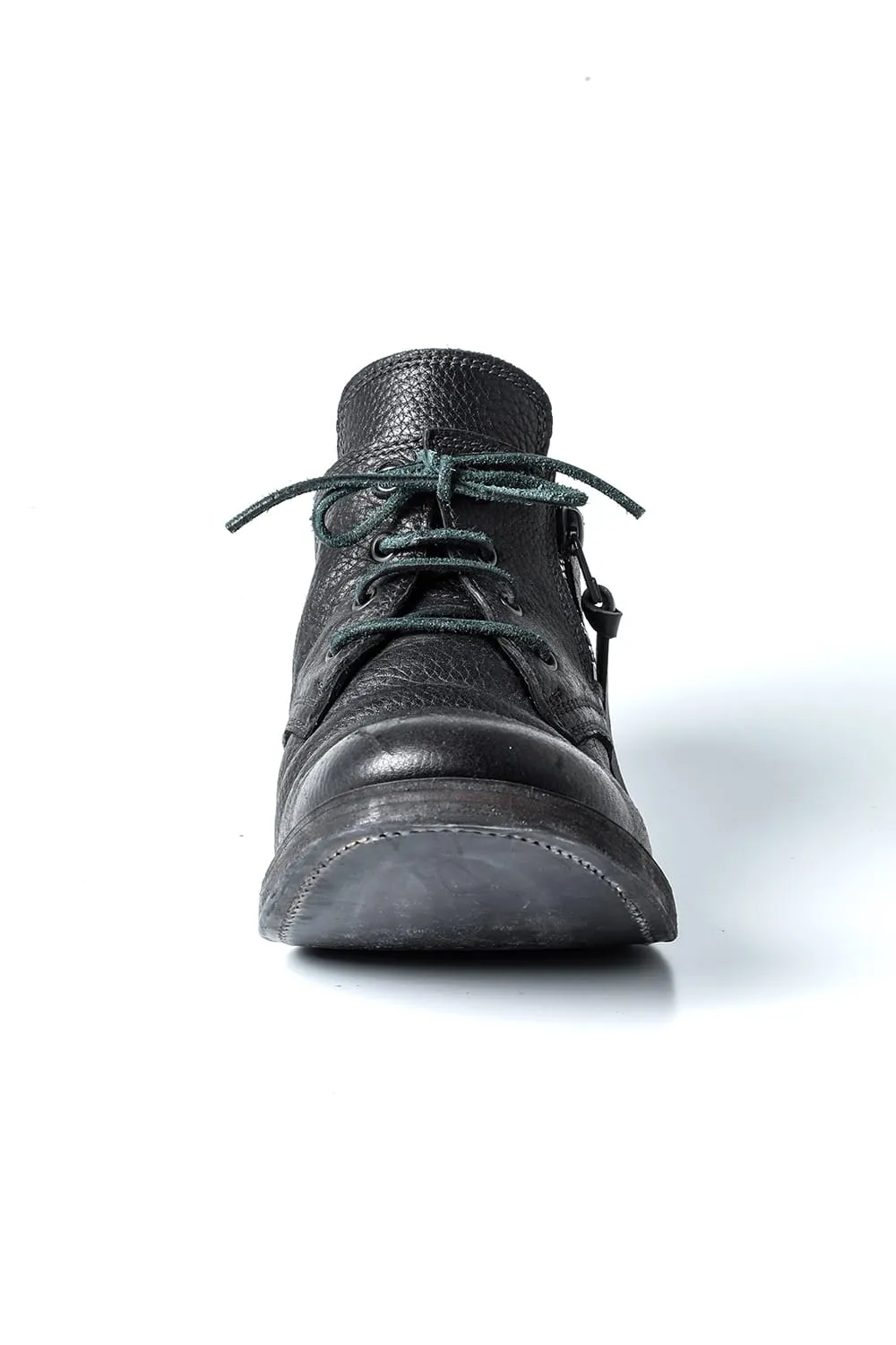 Horse Leather Derby Shoes  Khaki