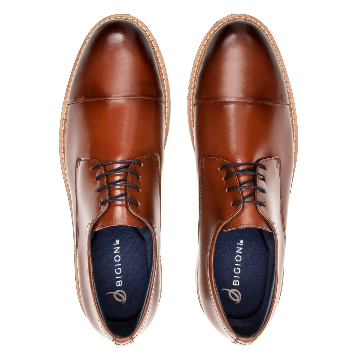 Mens Derby Hybrid Shoes Leather Wholecut