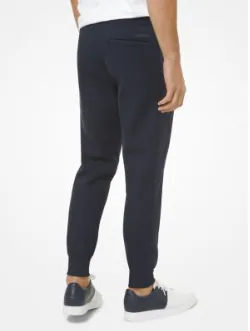 Michael Kors Men's Ribbed  Knit Joggers Sweatpants Navy Blue Medium