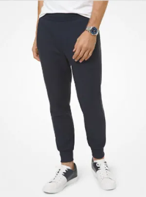 Michael Kors Men's Ribbed  Knit Joggers Sweatpants Navy Blue Medium