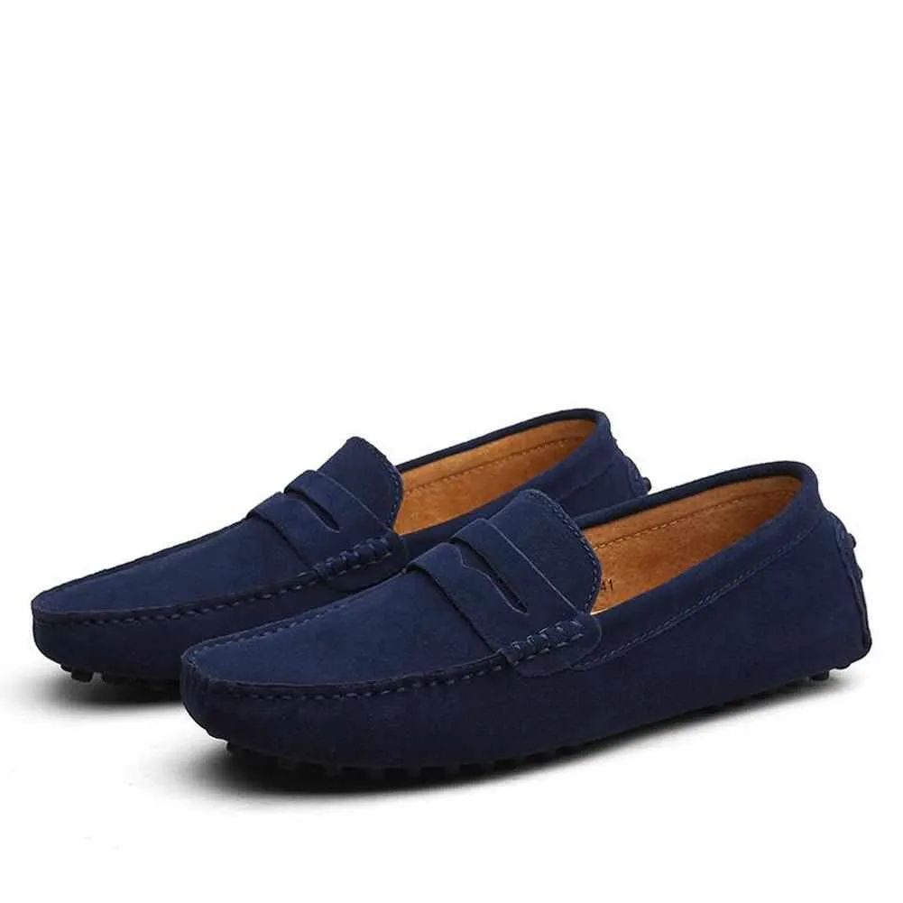 North Royal Leather Driving Loafers