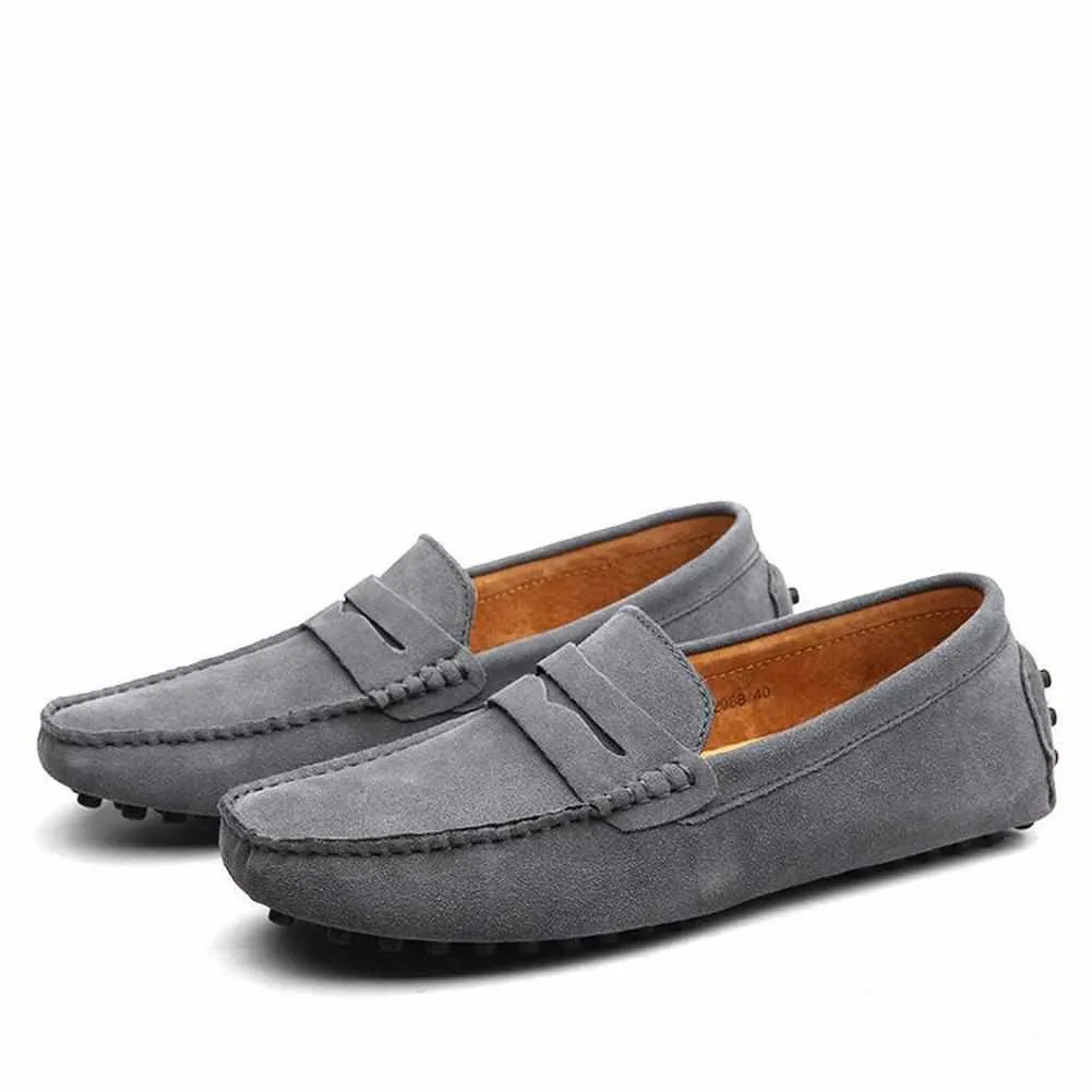North Royal Leather Driving Loafers