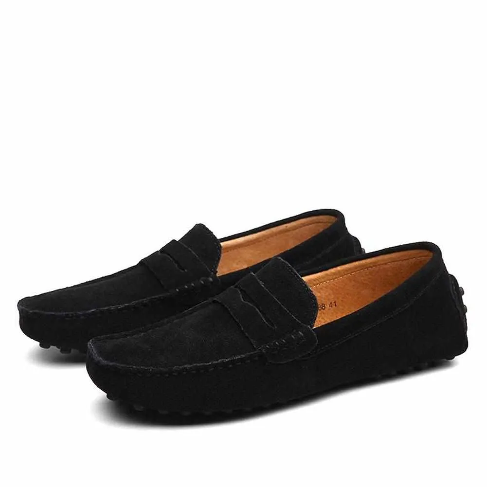 North Royal Leather Driving Loafers