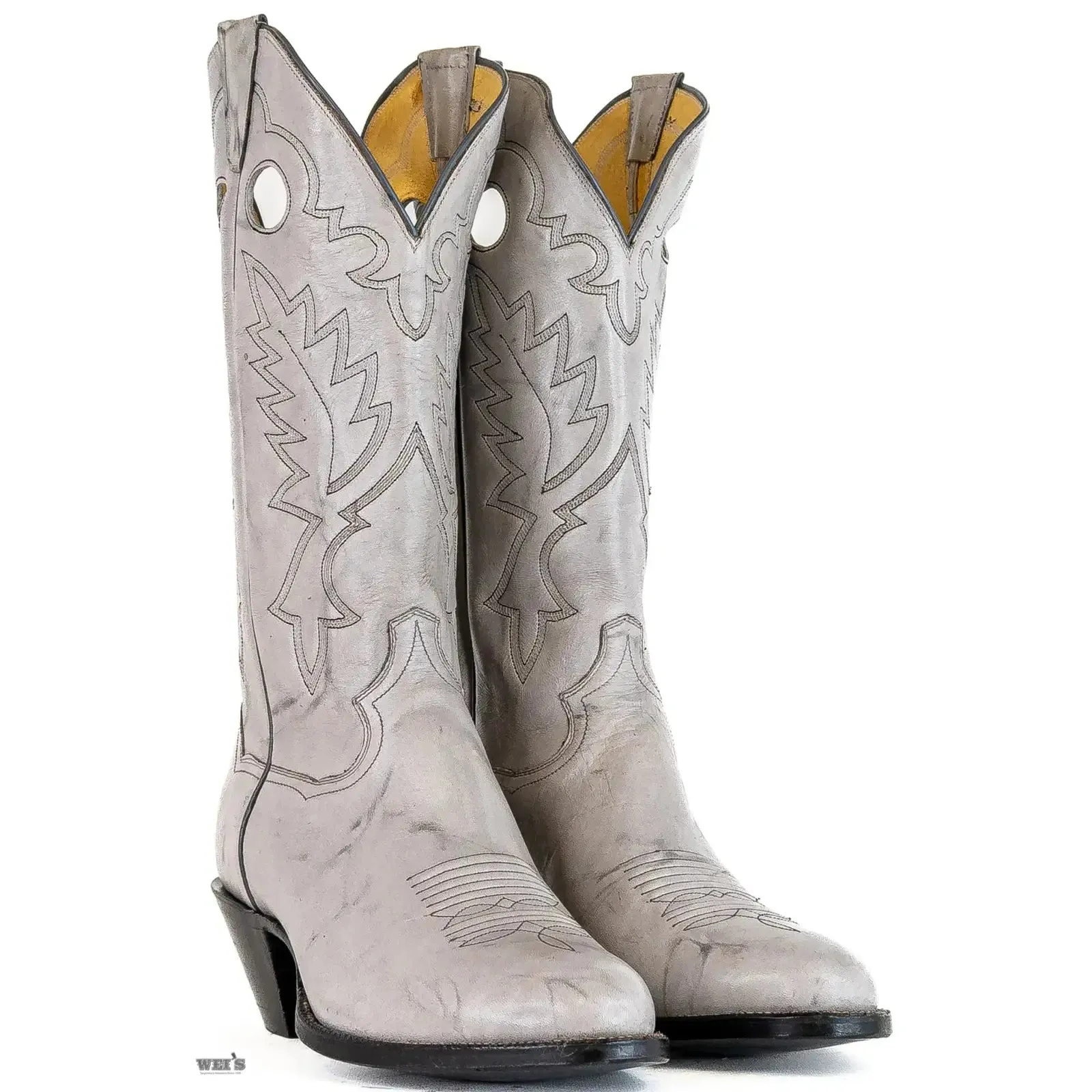 Panhandle Slim Men's Cowboy Boots 14" Yip Cowboy Heel R Toe Grey