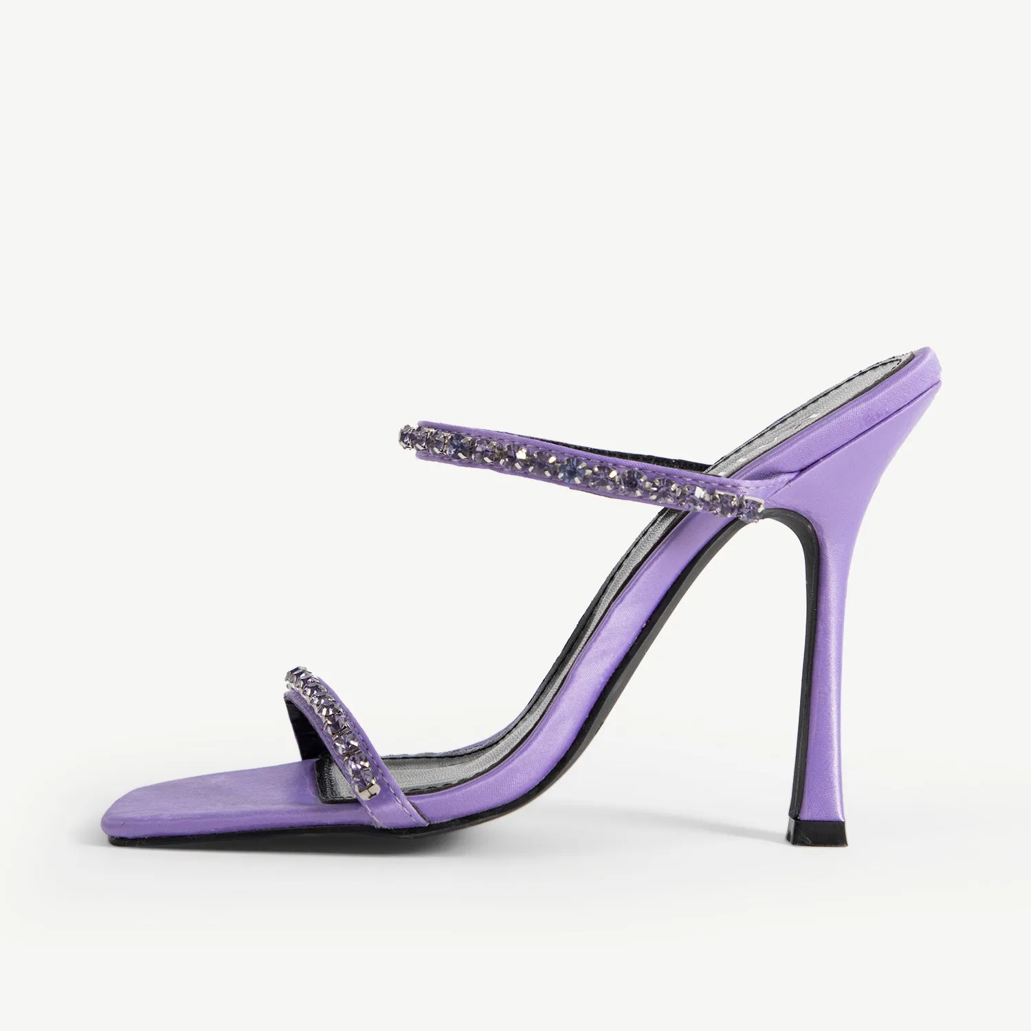 RAID Deena Heeled Mule in Purple