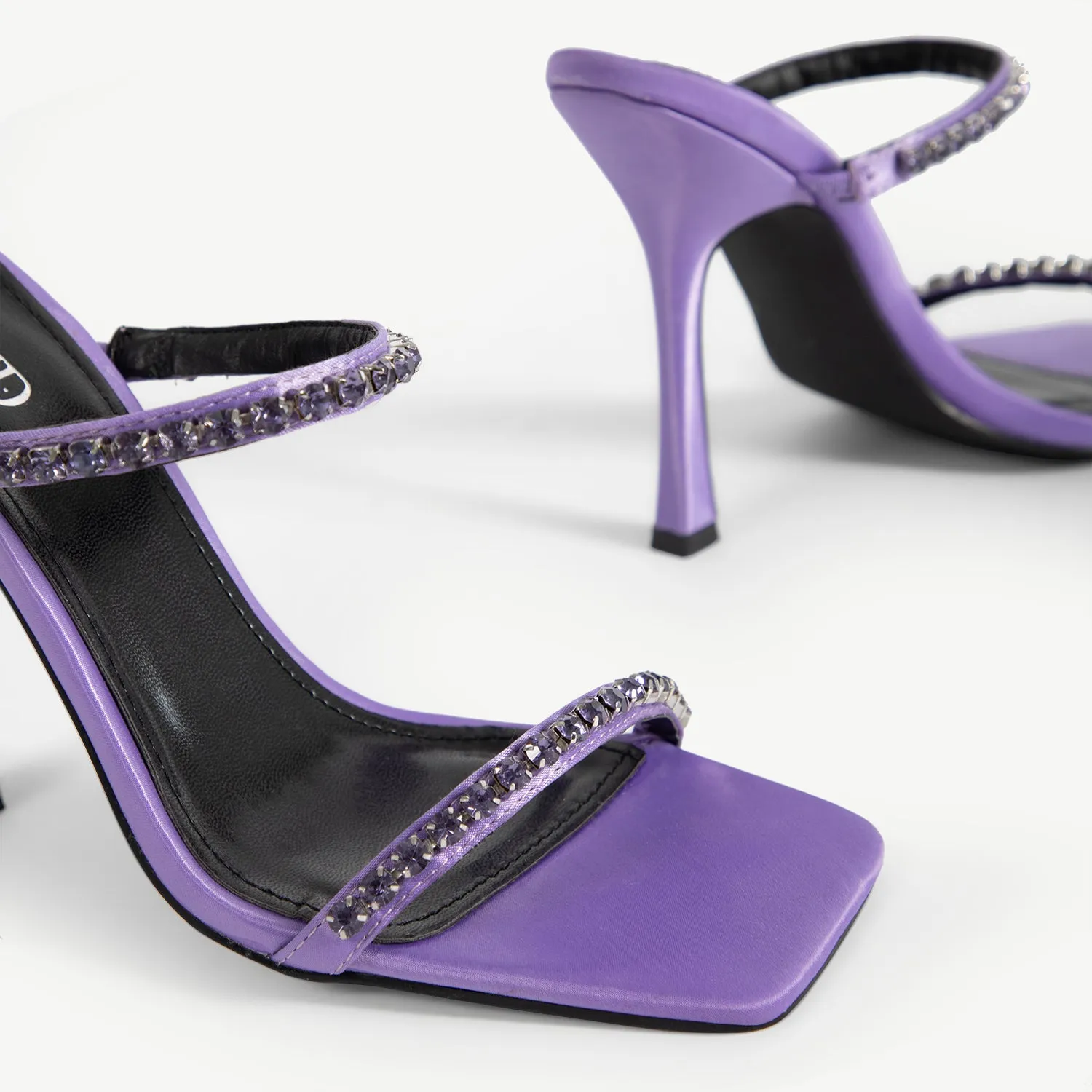 RAID Deena Heeled Mule in Purple