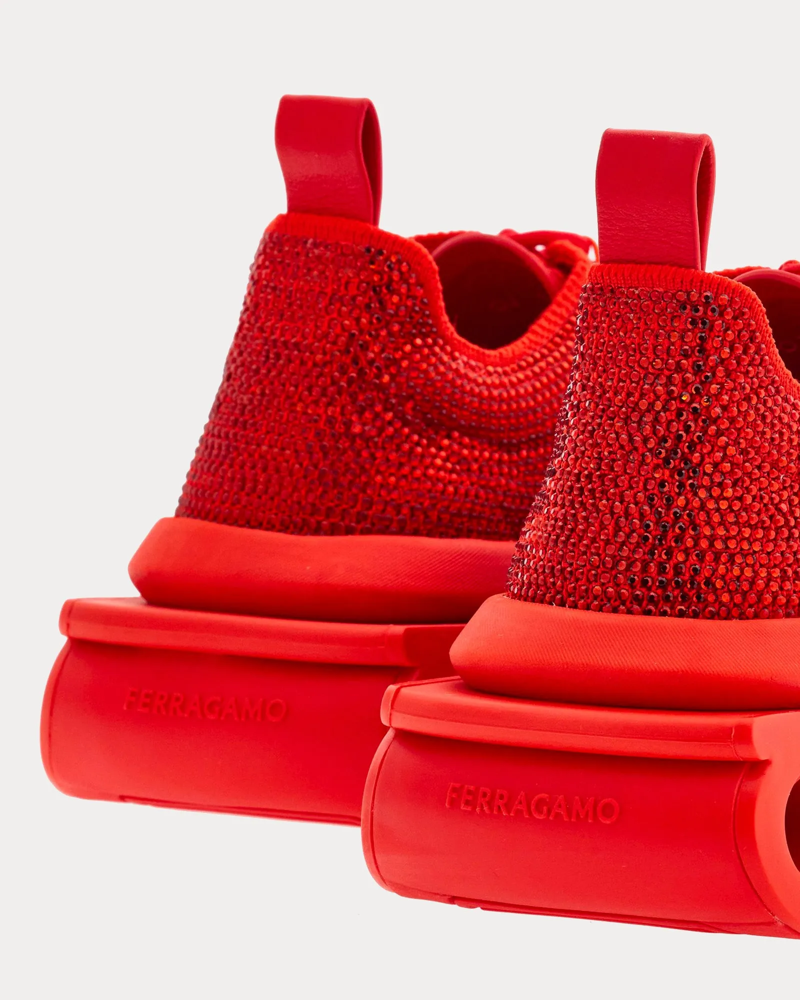 Running Crystal Red Low Top Sneakers