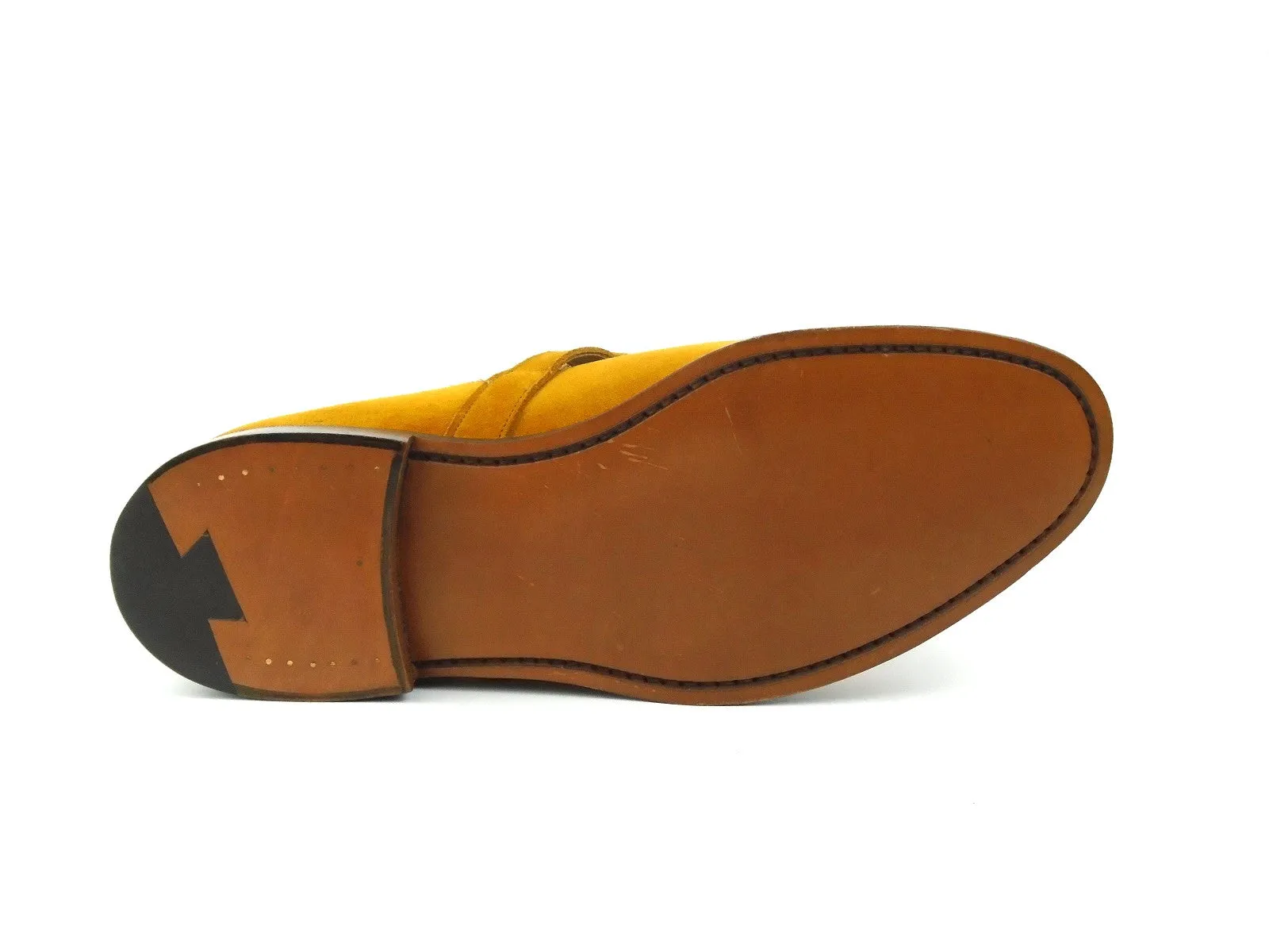 Single Buckle Monk - Curry Suede