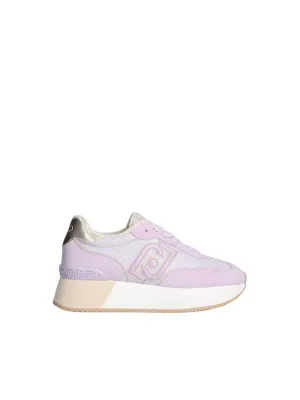 Sneaker Donna LIU JO SHOES - Dreamy platform in brighty mesh - Lilla