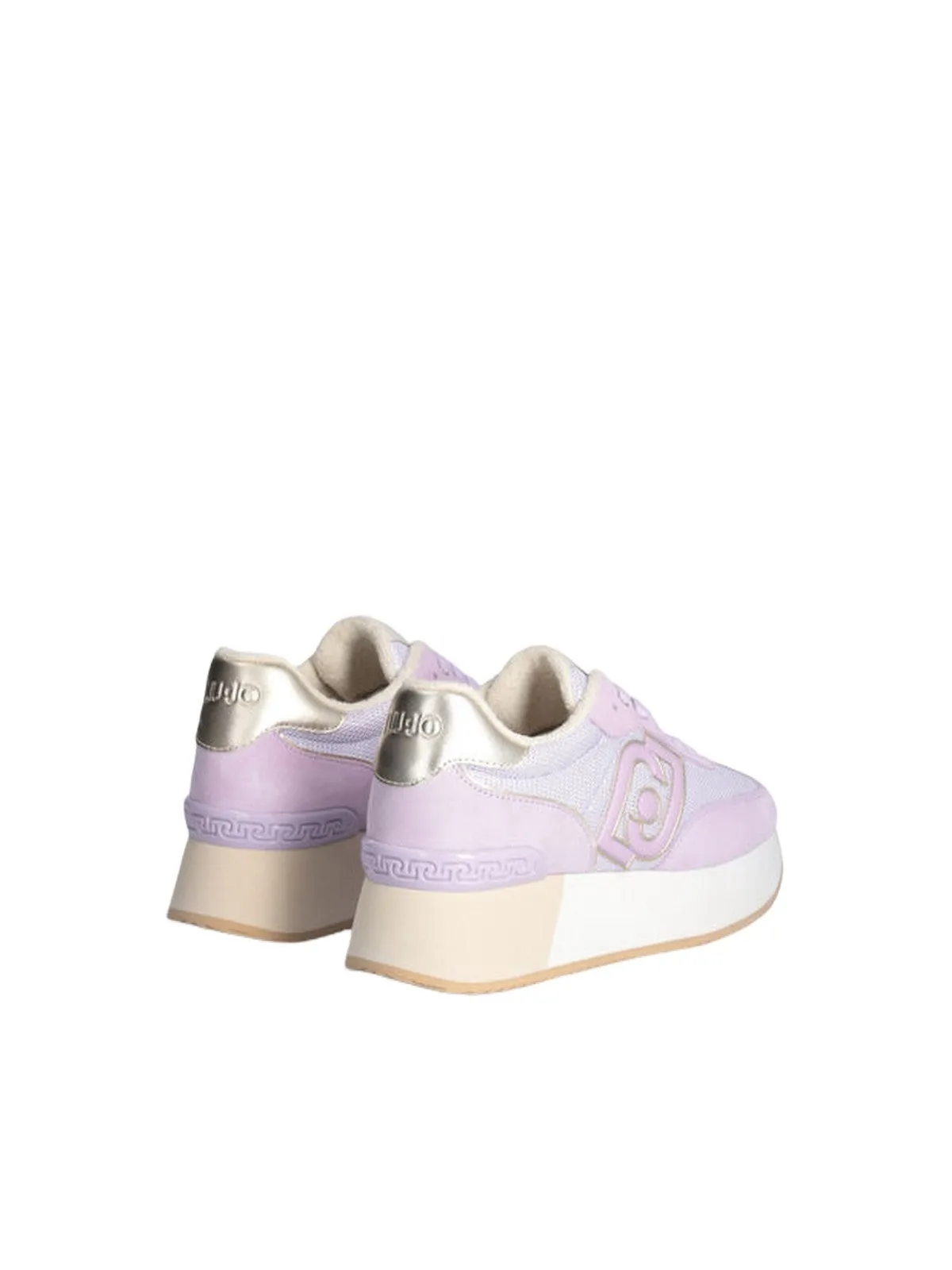 Sneaker Donna LIU JO SHOES - Dreamy platform in brighty mesh - Lilla