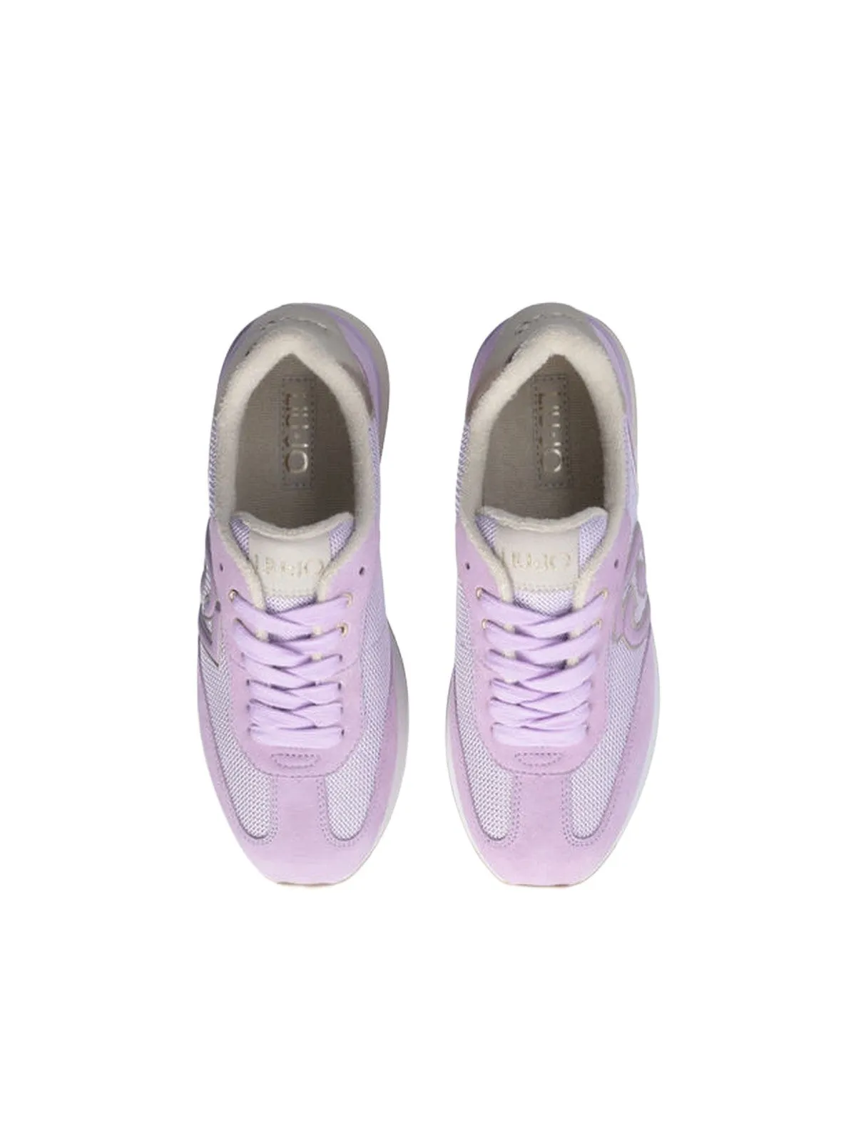 Sneaker Donna LIU JO SHOES - Dreamy platform in brighty mesh - Lilla