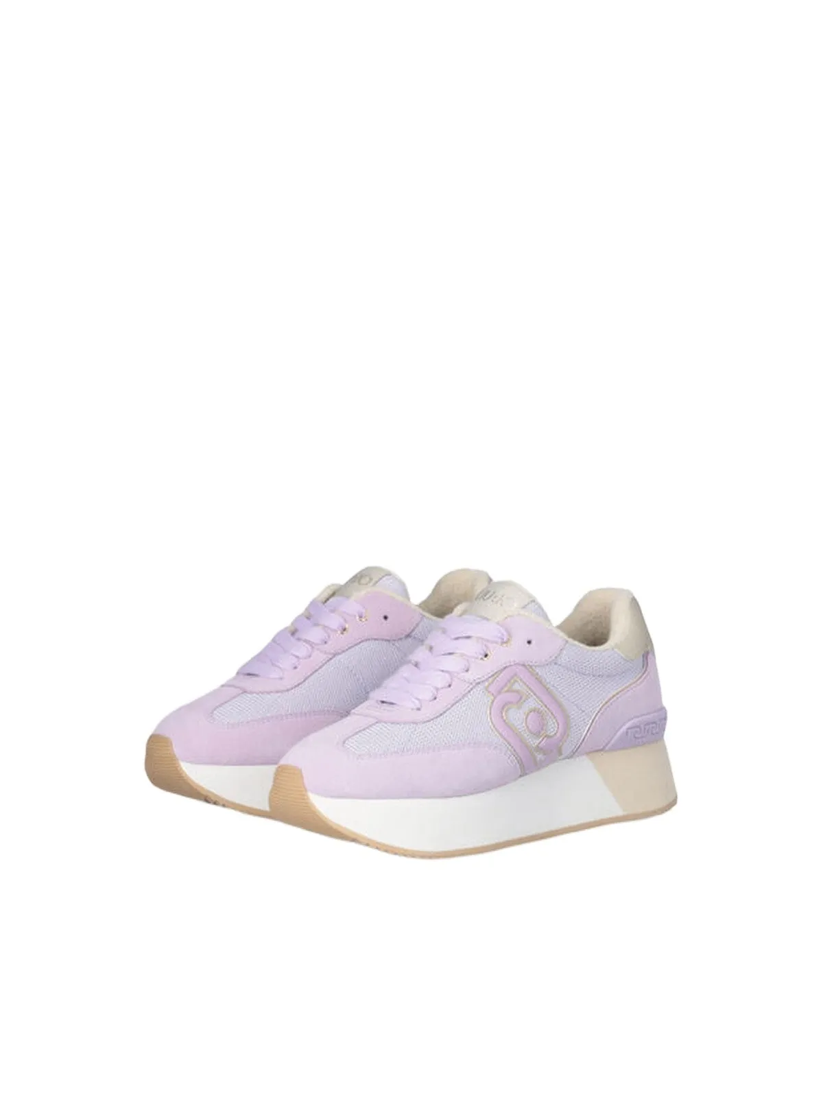Sneaker Donna LIU JO SHOES - Dreamy platform in brighty mesh - Lilla