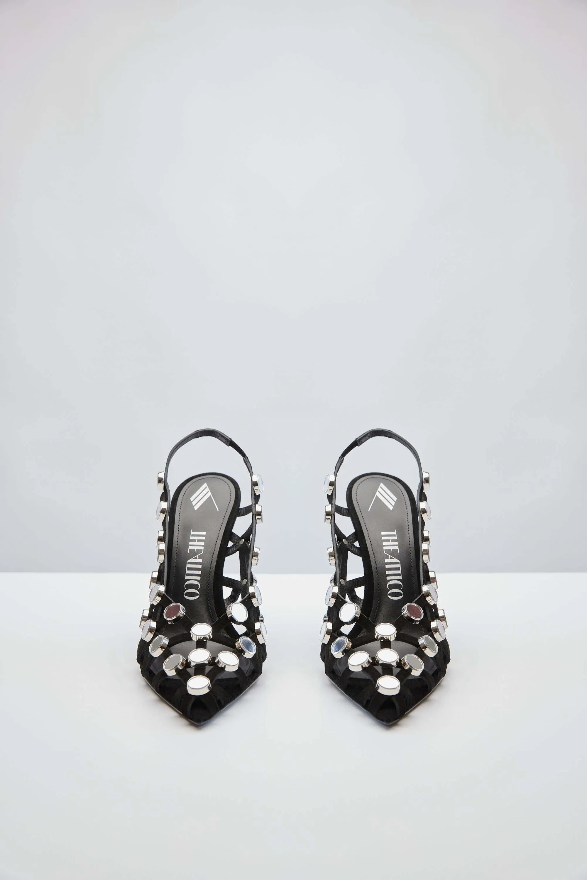 The Attico Grid Slingback