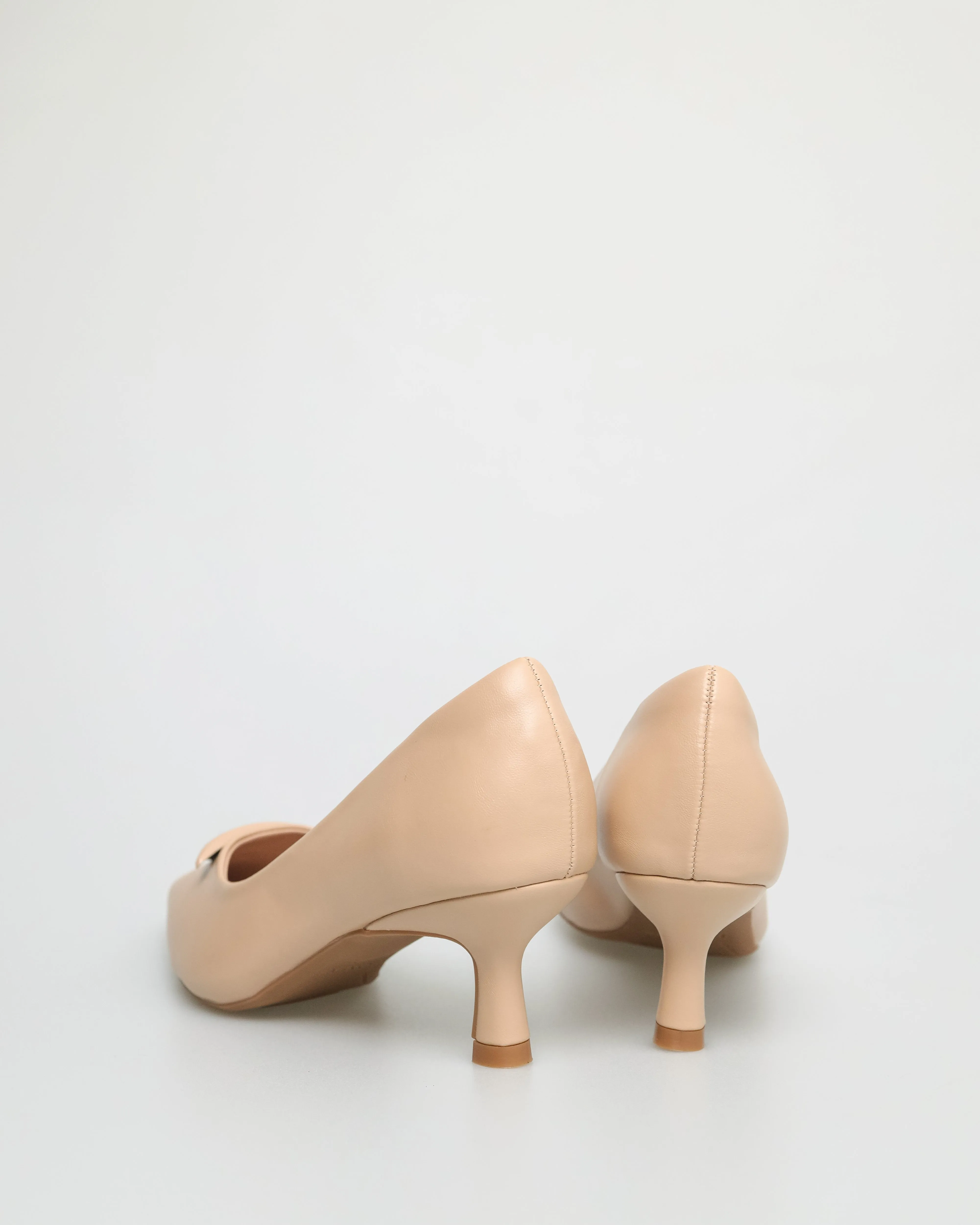 Tomaz FL052 Ladies Triangle Gem Kitten Heels
